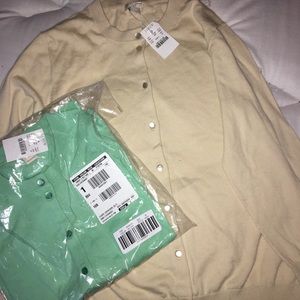 J Crew Clare cardigans